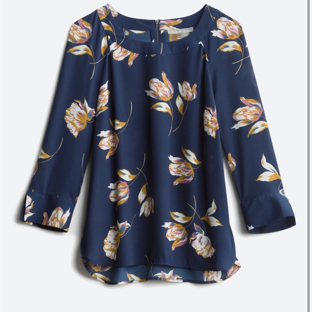 Stitch Fix Daniel Rainn Jimmie Zipper Blouse Sz L